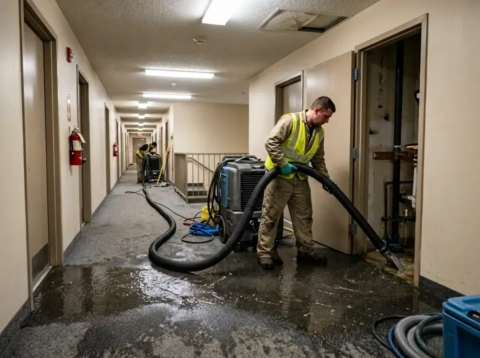 multi-unit-apartment-hallway-f-005 — frequently asked questions, Emergency Burst Pipe Water Extraction & Removal in Clarion,…